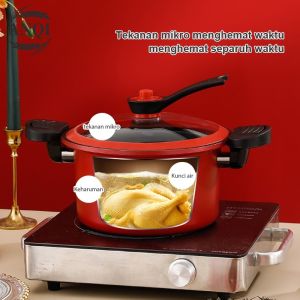 COD Panci Presto Teflon Totipotent Micro Pressure Cooker Pot 3.5L Anti Lengket GRATIS PAKING BUBLE WRAB
