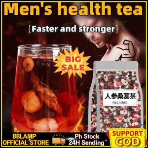 [Ginseng Tea for Men] ginseng mulberry medlar tea care liver and kidney independent packaging quality can be seen health anti-aging enhanced immune tea