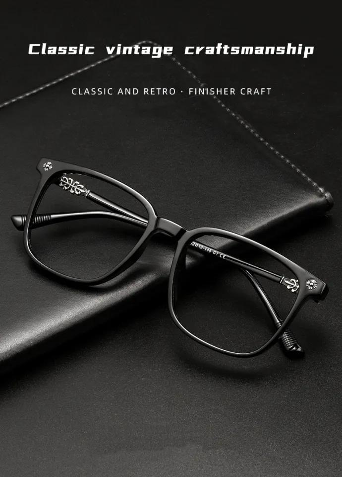 FIRADA Fashion Eyeglasses men's Retro Square TR90 Large Size Eyewear  Optical Prescription Glasses Frame For Men And Women T7267