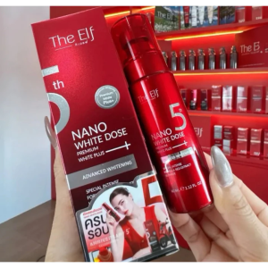 THE ELF Nano White Dose Premium White Serum Whitening Hydrates Face Skin Anti Dark Spot Aging Scar
