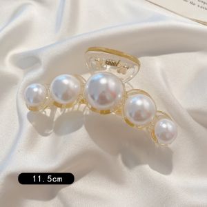 Kẹp tóc càng cua đính ngọc trai phong cách hàn quốc xinh xắn mã PK-018