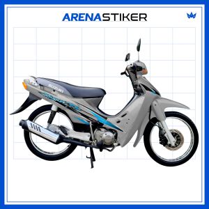 SH50c Sticker Shogun R Stiker Striping Lis Suzuki Shogun 110 R 2000 - 2003 Variasi Retro Design Lz