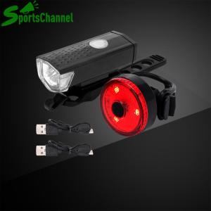 Bike Tail Light & Headlight Cycling Tail Lamp Waterproof Bicycle Safe Light LED Riding Warning Light Cycling Accessories