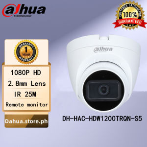 Dahua CCTV Camera 2MP/5MP(HDW1200TRQN/1500TRQN) IR length 25m Eyeball With audio 2.8mm Lens Indoor Wired Analog Camera