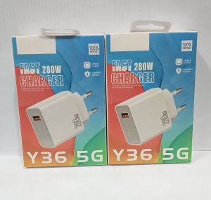 Batok Adapter V1VO Y36 5G 280W Fast Charger Support Fast Charging