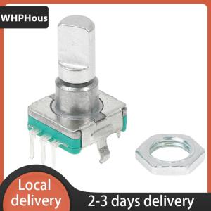 [COD] WHPHous Ship within 24 hours 1PC EC11 Thin Rotary Encoder with Switch 30 Positioning 15 Pulse 15mm Half-axis