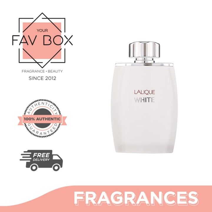 YOUR FAVE BOX Lalique White For men 125ml EDT Citrus Fragrance For