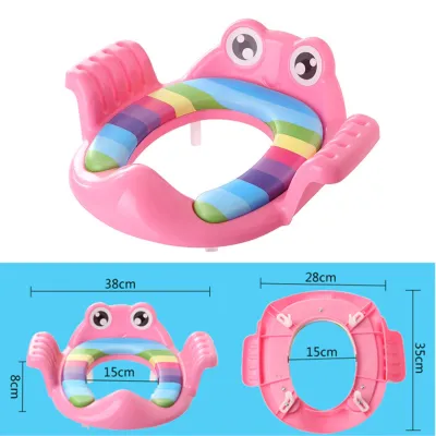 Oldlaiben Childrens Toilet Potty Seat Training Toilet Seat Cover Anti-Slip Silicone Toddler Potty Universal Seat