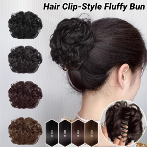 Wig bun clip Hair bag Short curly hair bud Womens hair volume wig Fluffy wig headband