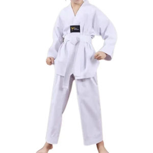 Taekwondo Uniforms Light Soft Martial Arts Karate Training Suit High Quality Twill Adults Kids Men Women Long Sleeve For Fitness