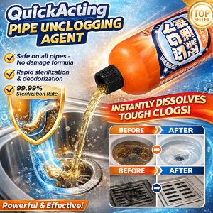 Powerful Pipe Clog Remover Drain Cleaner Gel Fast Acting Instant Unblocking Pipe Maintenance Solution Sewer Cleaning Tool 【即刻疏通】管道疏通剂