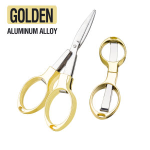 1PC Folding Fishing Fishing Scissor Safe Portable Cut Clipper Mini Fishing Line Scissors Telescopic Fishing Accessories