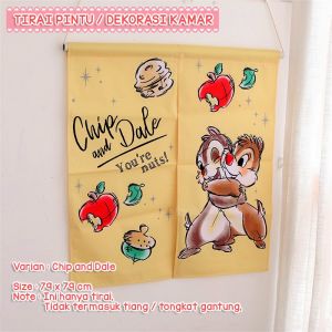 TIRAI PINTU KAMAR DEKORASI HIASAN PINTU MOTIF KARTUN SANRIO HELLO KITTY LITTLE MERMAID DONALD DUCK CINAMOROLL KUROMI BISA UNTUK HIASAN JENDELA