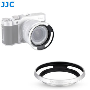 JJC เลนส์ฮูดแบบขันสกรูสำหรับเลนส์ FUJINON XC15-45mm F3.5-5.6 OIS PZ บนกล้อง Fuji Fujifilm x-a5 x-a7 x-t200 x-t4 x-t3 x-t2 วัสดุอลูมิเนียมอัลลอยด์