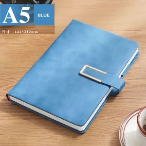 U-Shaped Clasp Notebook [Custom Logo Name] Personalisation PU Leather A5 size Notebook  Business Student School Office