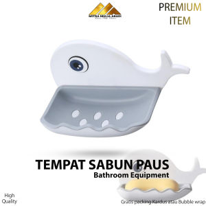 Holder Tempat Sabun PAUS I Tempat Sabun Tempel Dinding I Soap Holder Whale Shape