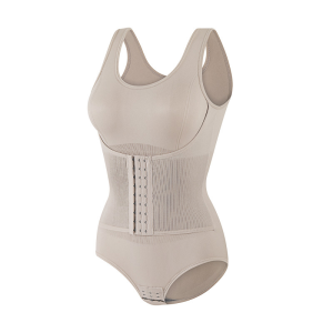 Double-strap Wide-strap Bodycon Seamless One-Piece Body Shaper Girdle Waist Trainer Slimming Shapewear