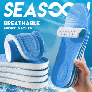 Breathable Shock Absorption Sport Shoe Insoles for Men&Women Elastic Soft Running Shoes Pad insole