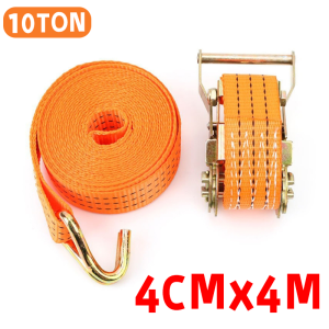 3 buah 5 buah Grosir - 10 Ton Ratchet Tie Down 4 cm X 4M/6M/8M/10M 5 cm X 6M/8M Rachet Pengikat Barang Sistem Cargo Lashing Track Trek Belt Trackbelt Tali Pengikat Barang Truck Truk Mobil Bak Untuk Mobil Truk Cargo Lashing Belt Ratchet Tie Down Set