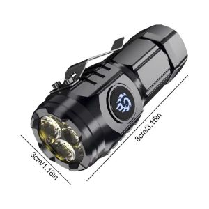 IPX4 Waterproof 3 Lighting Modes Zoomable Type-c Charging Headlight Super Bright LED Multi-function