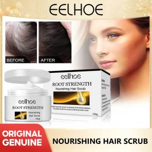 Eelhoe Hair Growth Scrub Nourishing Repair Hair Roots Cleaning Antipruritic Refreshing Scalp Treatment Alopecia Dense Hair Scrub Anti Hair Loss Scrub Repair Damaged Hair Scalp Cure Anti Dandruff Oil Control Refreshing Antipruritic  scalp scrub