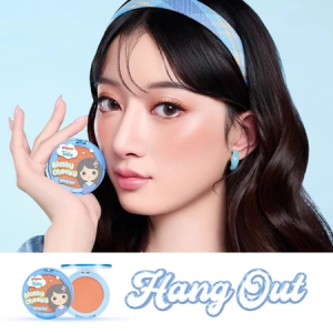 PIGEON TEENS Blushy Cheeky Blush On 3.4gr | Makeup Remaja | Non Fallout Formula | Silky-Smooth Finish |Blends Like Butter