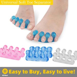 【Fast Shipping】 2PCS Silicone Toe / Finger Separators Feet Reusable Nail Art Manicure Pedicure Foot Washable Foot Care Beauty Tools Toe Separators