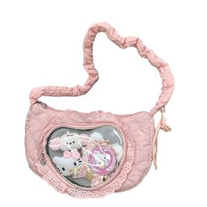 Phong cách Nhật Bản itabag Túi đeo vai đáng yêu dung tích lớn Túi đeo chéo thời trang hẹn hò túi dây rút túi đựng tài liệu
