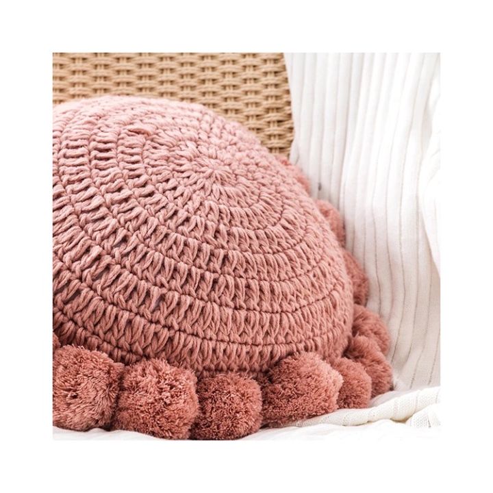 Nordic Large Round Throw Pillow Cushion with foam Lazada PH
