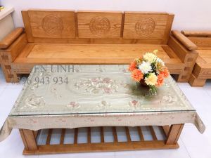 Khăn trải bàn rộng 90cm dài 150cm hoa văn nổi 3D sang trọng