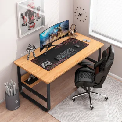 Modern Home Office Table 120x60/70cm Workstation Office Desk Writing Study Table Living Room Wood Computer Desks Chair