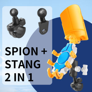 【Pengiriman 24 jam】motorcycle phoneholder standholder Dudukan hp Sepeda motor （Stang+spion）Dua metode instalasi dalam satu