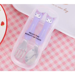 Sendok Garpu Karakter SANRIO / Sendok Garpu Anak Karakter Kartun / Children Sanrio Tableware Anak Kartun / Alat Makan Karakter Anak