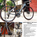 TOSEEK  ROAD BIKE / GRAVEL BIKE ALLOY FRAME 700c RB Aero Dynamic Hollowtech Crankset Aluminum Outdoor Recreational Play Cycling Exercise Road Bike. 