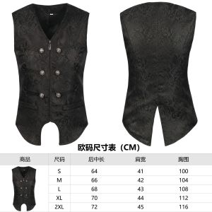 Hàng Mới Về Halloween: Áo Ghi Lê Nam Phong Cách Âu Mỹ Thời Trung Cổ Steampunk Victoria Trang Phục Cosplay