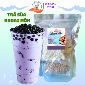 Set Nguyên Liệu Pha Trà Sữa Khoai Môn (Thành phẩm 30 35 ly) SAIGON FOOD