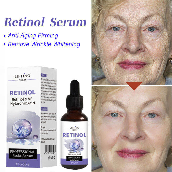 Retinol Wrinkles Removal Face Serum Lift Firming Anti Aging Fade