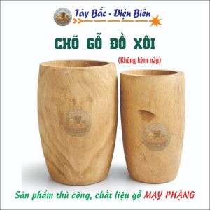 Chõ Đồ Xôi/Hấp Xôi Bằng GỖ Mạy - Dùng Hấp/Hong Xôi/Thực Phẩm - Bán Lẻ Riêng Chõ - Nhiều Size