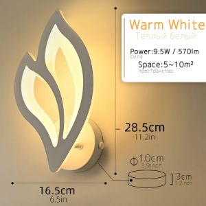 Modern Led Wall Lamps For Living Room Decor Interior Wall Light Bedside Lamps Indoor Lighting Wall Decor Luxury Bedroom