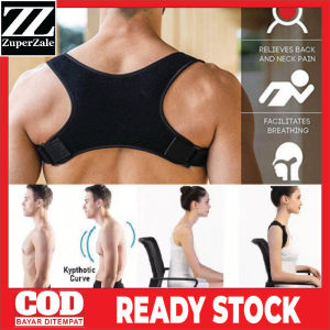 Penegak Penyangga Punggung Bungkuk Posture Corrector Korektor Postur Punggung Bahu Back Support Shoulder ZuperZale