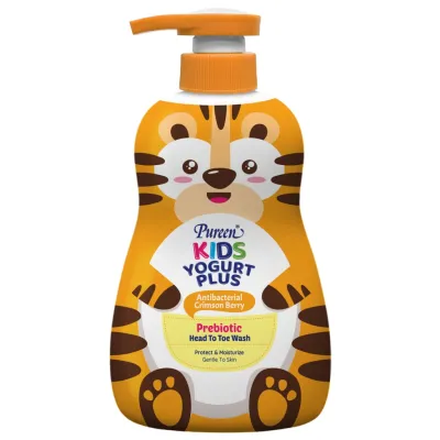 Pureen Kids Yogurt Plus Prebiotic Head to Toe Wash 700ML