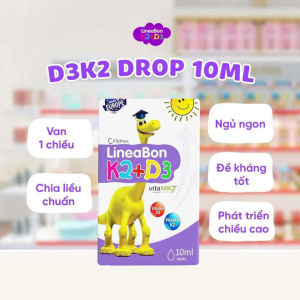 LineaBon vitamin D3 K2 10ml - Vitamin tăng chiều cao cho bé chính hãng