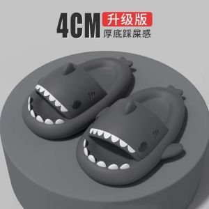 [LOCAL READY STOCK]shark slippers Adult couples slipper indoor and outdoor non-slip home sandals Cute Slippers