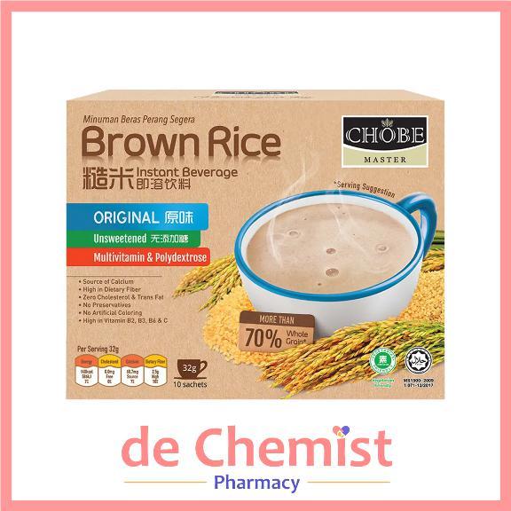 Chobe Master Instant Fibre Cereal Drink Original Brown Rice 10's X 32g ...