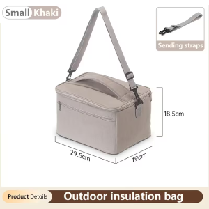 Collapsible Insulated Cooler Bag Large Leakproof Soft Edge Portable Cooler Bag Thick Oxford Fabric With Handle and Suspenders  for Outdoor Travel Beach Picnic Camping BBQ Party 5/30L (40 Cans)