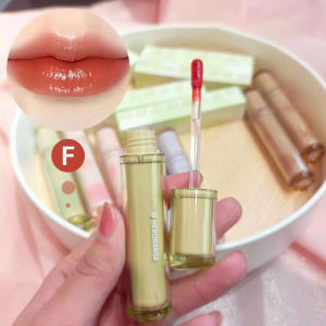 💄Orfila HERORANGE Glasir Bibir Wajah Cermin Pelembab Tahan Lama Kelembaban Cepat Pembentuk Film Glasir Bibir Nada Retro COD
