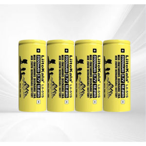 / /LiitoKala Rechargeable Battery 26650 3.7V 5100mAh Li-ion Flat Lithium Battery Lii-51S 20A 100% legal.