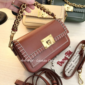 [Chuẩn hãng] Túi quai cầm + đeo chéo đeo vai size 21 viền chỉ khâu tương phản chất da dày full màu