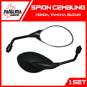 Spion Cembung Model Yamaha X1 Bisa Untuk Yamaha-Honda-Suzuki M10 Sepion-Kaca-Mirror-Cermin Kiri-Kanan Mio-Jupiter-F1ZR-Aerox-PCX-Beat-Tiger-Grand