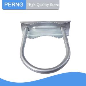 [PERNG] Tehe Antenna Mast Clamp Bracket Antenna Mount Clamp U-Bolt For Helium Miner Antenna